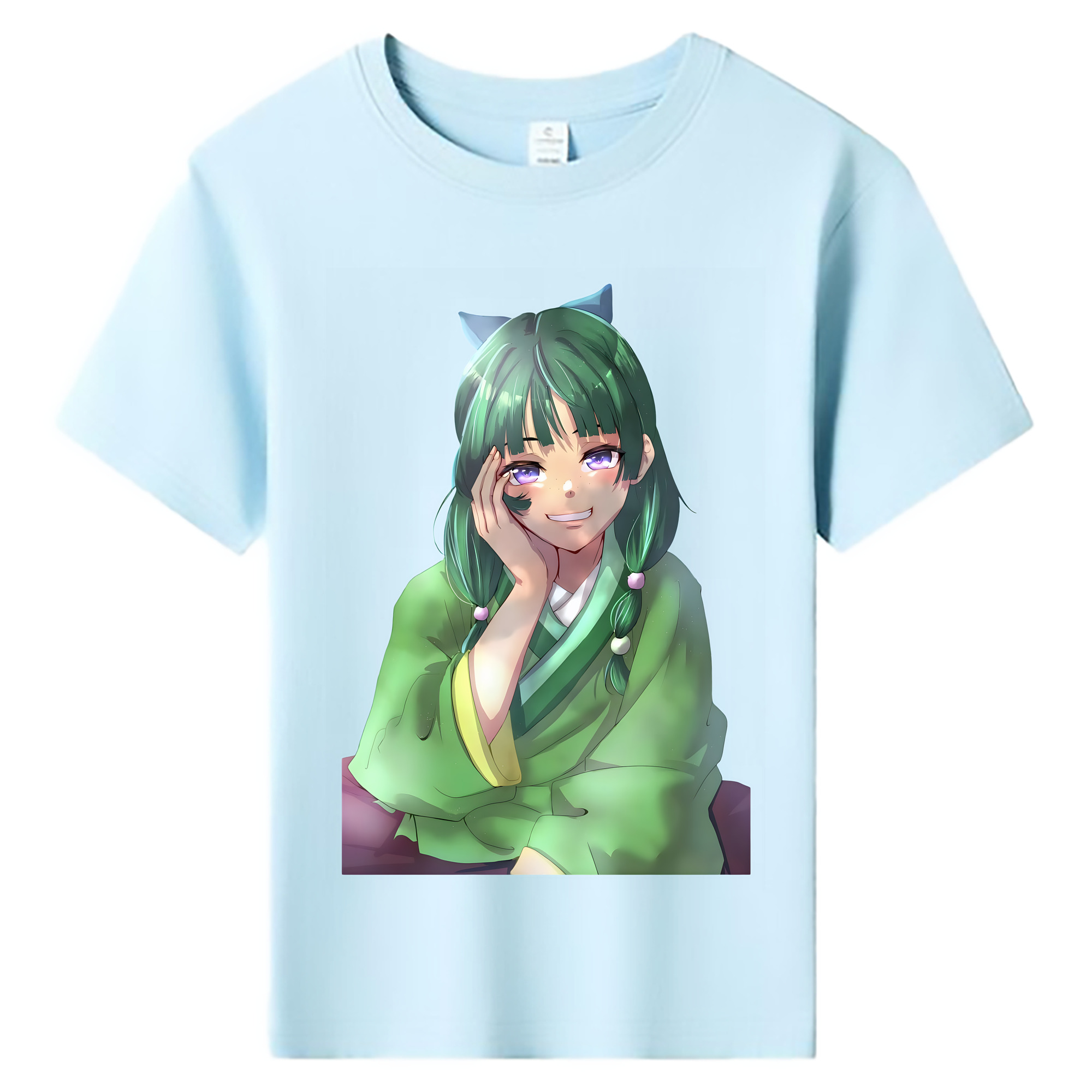 （画像用） 薬屋のひとりごと The Apothecary Diaries 綿100％キッズTシャツ（フロントプリント）
